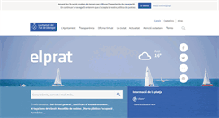 Desktop Screenshot of elprat.cat