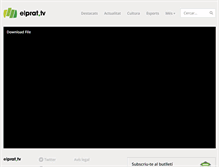 Tablet Screenshot of elprat.tv